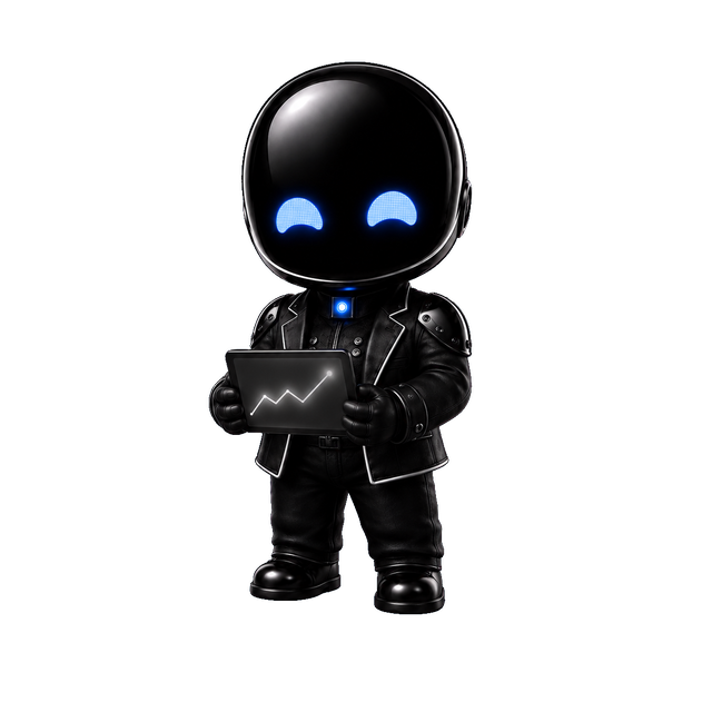 Le Robot Chiby, en tenue de data & analytics