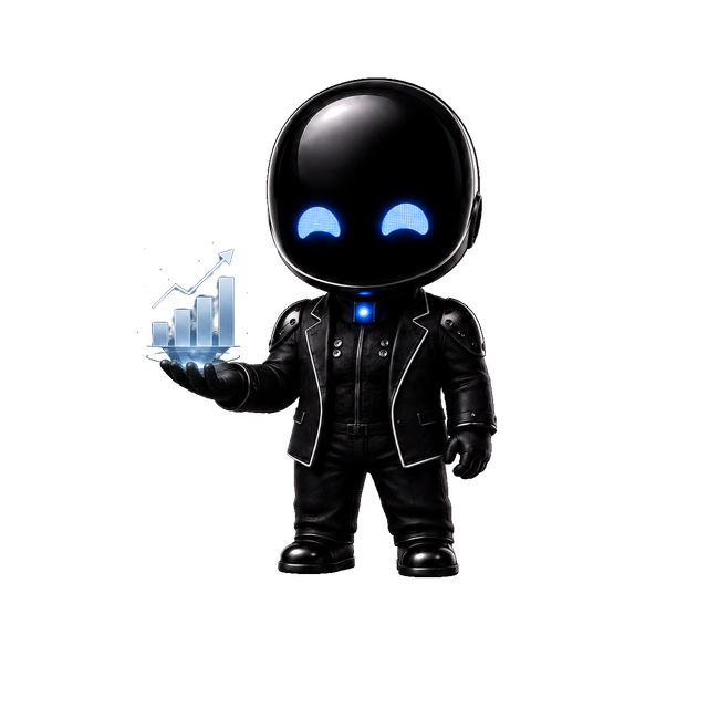 Le Robot Chiby, en tenue de marketing
