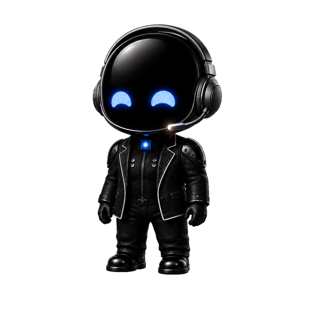 Le Robot Chiby, en tenue de relation client